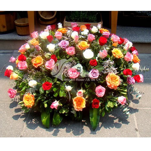 Arreglo floral Colorido Max de Casa Verde Arte en Flores Casa Verde Arte en Flores CVA00645