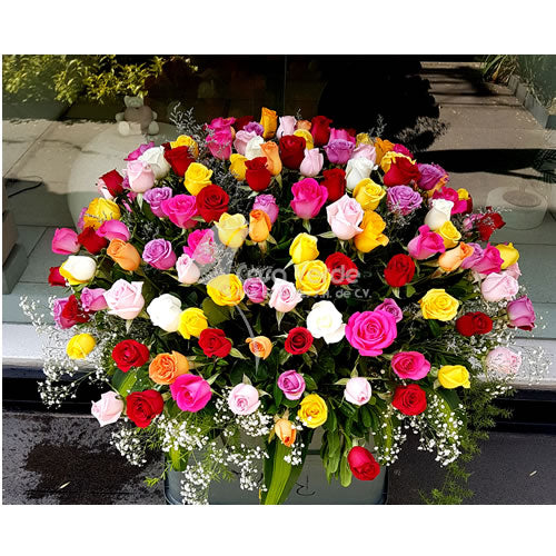 Arreglo floral Colorido Max 2 de Casa Verde Arte en Flores Casa Verde Arte en Flores CVA00937