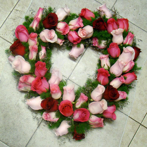 Arreglo floral Corazón de Casa Verde Arte en Flores Casa Verde Arte en Flores CVA00575