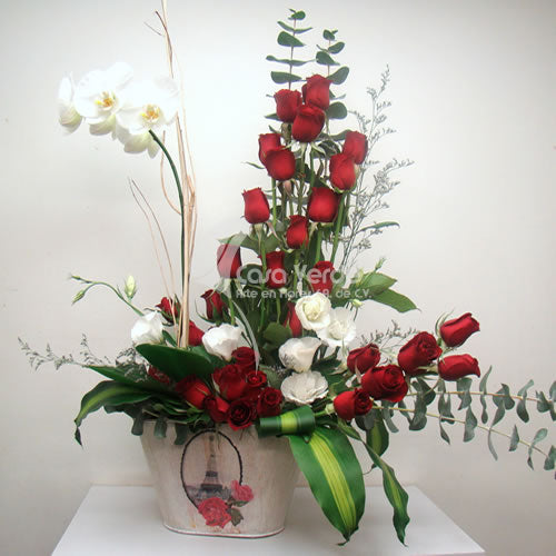 Arreglo floral Audrey de Casa Verde Arte en Flores Casa Verde Arte en Flores CVA00672