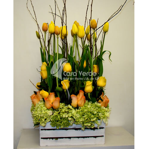 Arreglo floral Mila de Casa Verde Arte en Flores Casa Verde Arte en Flores CVA00751