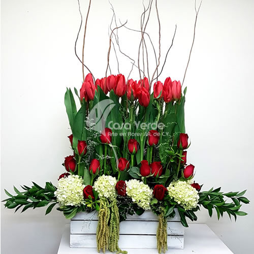 Arreglo floral Luca de Casa Verde Arte en Flores Casa Verde Arte en Flores CVA00999