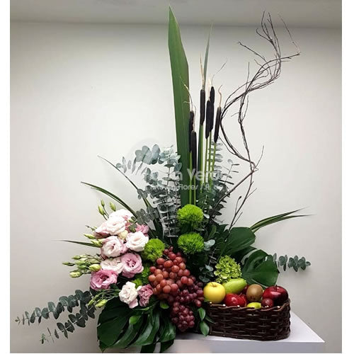 Arreglo floral Flores y Frutas6 de Casa Verde Arte en Flores Casa Verde Arte en Flores CVA01021